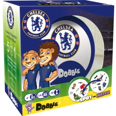 Afbeelding van Asmodee, Dobble Chelsea, Card Game, Ages 6+, 2 8 Players, 15 Minutes Playing Time