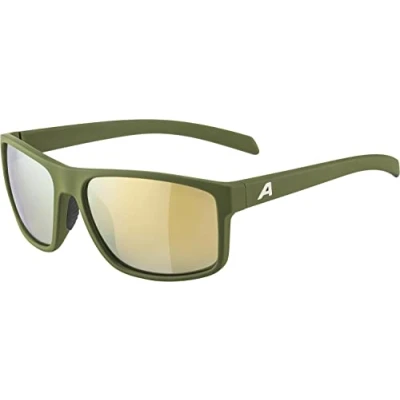 Afbeelding van ALPINA Unisex Volwassenen, NACAN I Zonnebril, olive matt/rose gold, One Size