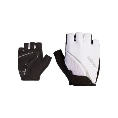 Afbeelding van Ziener Carda Fietshandschoenen voor dames, mountainbike/fietshandschoenen, korte vingers, ademend, dempend, wit, 6,5