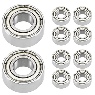 Afbeelding van 10 stuks 686 ZZ kogellagers 6 mm x 13 5 dubbel beschermde groefkogellagers voor doe het zelf, draaibanken, motoren, 3D printers, freesmachines, verschillende mechanische apparaten, enz.