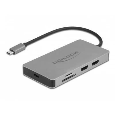 Afbeelding van Delock USB Type C™ Dockingstation 4K Dual HDMI MST / 3.2 SD