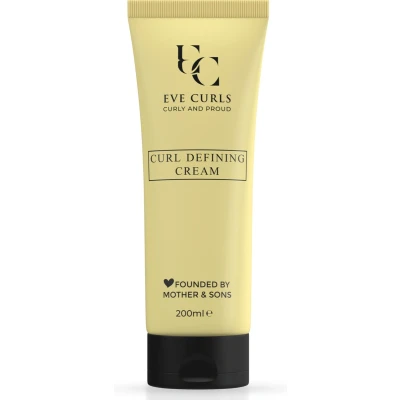 Afbeelding van Eve Curls Curl Defining Cream 200ml Krullend Haar Producten Krullen Crème Curly Girl
