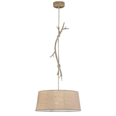 Afbeelding van Mantra Iluminación Sabina hanglamp met textielen kap, 1 lamp, 60cm