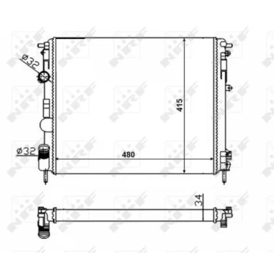 Afbeelding van Radiateur NRF 58217