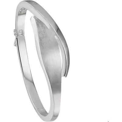 Afbeelding van Trendjuwelier huiscollectie Slavenband Zilver Scharnier Poli/mat 16 X