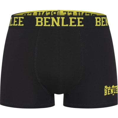 Afbeelding van Benlee Doppelpack Abbington Onderbroeken, Heren, Maat: XXL, Black yellow