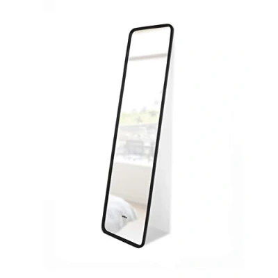 Afbeelding van Umbra Passpiegel Hub Staande Spiegel Rechthoek Zwart 157x37x5cm