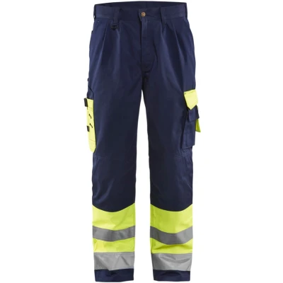 Afbeelding van Blaklader Werkbroek Hi vis 158 4 GEEL/MARINEBLAUW C50