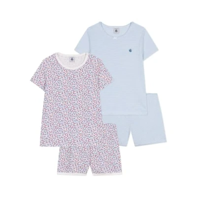 Afbeelding van Petit Bateau KIDS SET Pyjama jasmin/marshmallow/rouge/multicoloured voor kinderen, Maat: 128, Jasmin/marshmallow/rouge/multi coloured