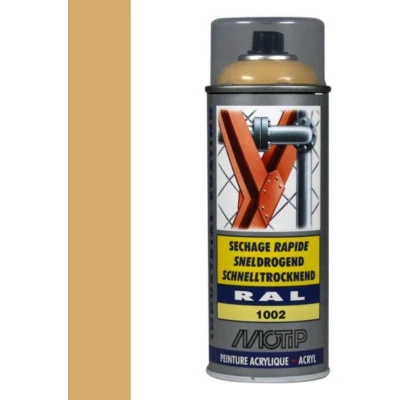 Afbeelding van motip industrial ral 1002 zand geel 400 ml 07067