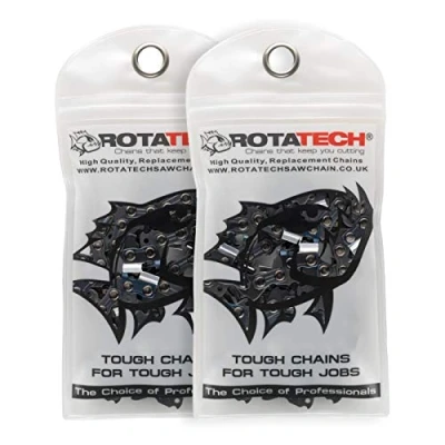 Afbeelding van 2 x Rotatech 3/8&quot; 1,3 mm 55 schakels 40 cm geschikt voor Stihl kettingzaag
