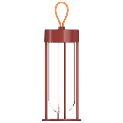 Afbeelding van Flos InVitro Unplugged Tafellamp LED Oplaadbaar Terracotta