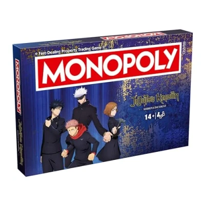Afbeelding van Winning Moves Jujutsu Kaisen Monopoly klassiek bordspel is perfect voor 2 6 spelers en een geweldig cadeau fans van 14 jaar ouder