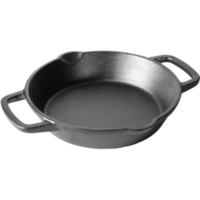 Afbeelding van The Windmill Cast Iron Skillet S met 2 handvatten Gietijzer Ø16 cm
