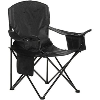 Afbeelding van Amazon Basics Campingstoel met koeler, zwart (gevoerd) XL