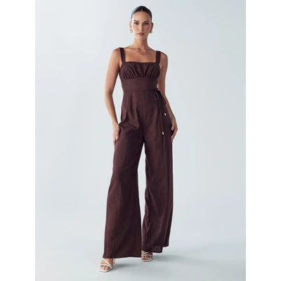 Afbeelding van Bwldr Orchid Jumpsuit, Dames, Maat: 34, Chocolate