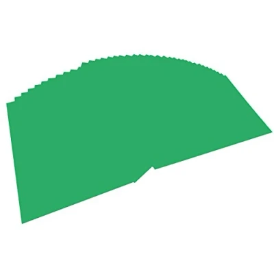Afbeelding van Tekenpapier Folia A4 130gr pak a 100 vel smaragdgroen