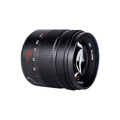 Afbeelding van 7artisans 55mm F1.4 Mark II APS C Handmatige focus lens groot diafragma spiegelloze camera&#039;s voor Canon EOS M/EOS M2/EOS M3/EOS M100/EOS M5 M6/EOS M50/EOS M10/EOS M200