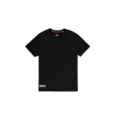 Afbeelding van Alpha Industries CAMO Label BACK Tshirt print, Heren, Maat: 3XL, Black