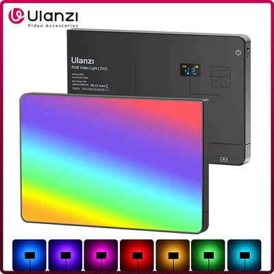 Afbeelding van Ulanzi LT003 10 inch LED videolamp RGB 15W Lichtpaneel studio 2500K 9000K Grote studiolamp kleur met 8.000 mAh oplaadbare batterij