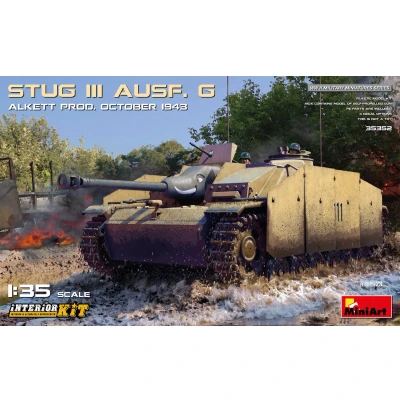 Afbeelding van 1:35 MiniArt 35352 StuG.III Ausf.G Alkett Prod. October 1943 Plastic Modelbouwpakket