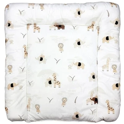 Afbeelding van TupTam Baby Aankleedkussen met Patronen, Savanne Beige, 70 x 50 cm