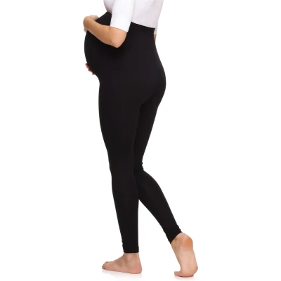 Afbeelding van Merry Style MS MS10 297 LE 2Pack Dames Zwangerschapsleggings Leggings Sport Vrijetijdsbroek Lang Viscose Sporbroek Yogabroek Zwart 3XL