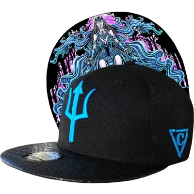 Afbeelding van Capiche Snapback Baseballone SIZE Pet, Heren, Maat: One Size, Black purple blue