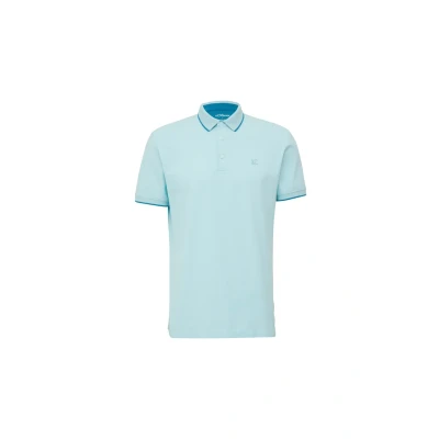 Afbeelding van s.Oliver Sportives MIT Kontrastdetails Poloshirt, Heren, Maat: Small, Ozeangrün
