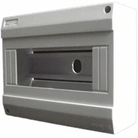 Afbeelding van SEP S8 opbouw 8 mod. kast met Din Rail