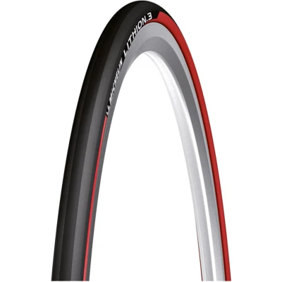 Afbeelding van Michelin Buitenband Lithion 28 X 1.00 (25 622) Vouw Zwart/rood