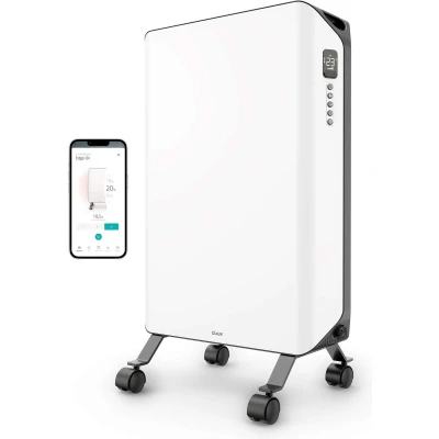 Afbeelding van Duux Edge Oil Smart Olieradiator met Thermostaat 2000W Oliegevulde Radiator Wit