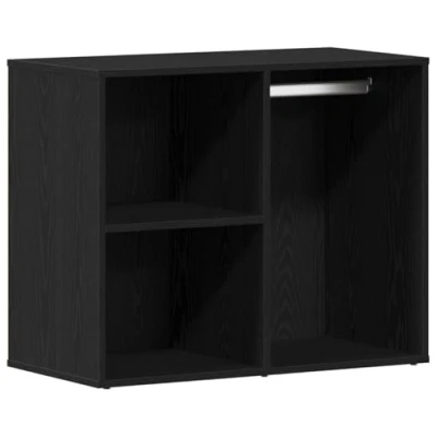 Afbeelding van vidaXL Dressingkast Zwart eiken Bewerkt hout, fineer