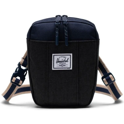 Afbeelding van Herschel Schoudertas Cruz Crossbody Black Crosshatch / Peacoat Antraciet