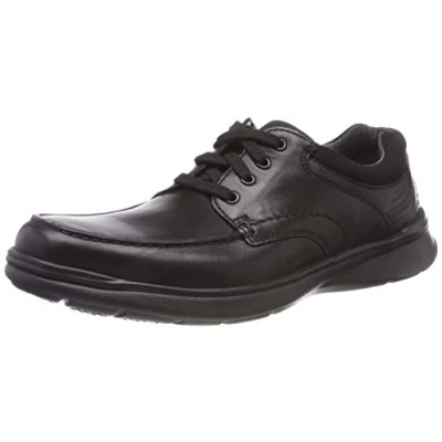 Afbeelding van Clarks Cotrell Edge heren Derbys, Black Blk Smoothlea, 47 EU