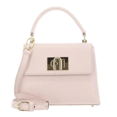Afbeelding van FURLA Leren Handtas Avondtas 1927 Mini Top Handle Bag Azalea Roze