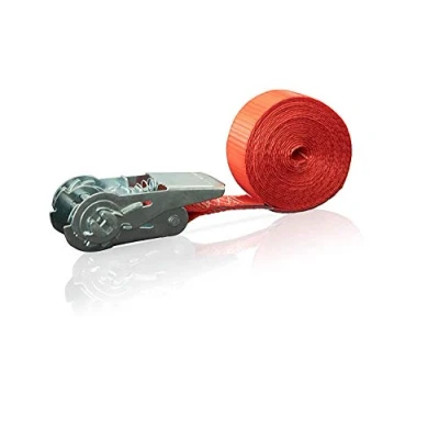 Afbeelding van Dolezych spanband met ratel, 1 delig, 700 daN, lengte 4 m rood