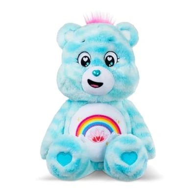 Afbeelding van Care Bears Schattige serenheidsbeer, 35,6 cm, middelgroot, pluche, sensorisch speelgoed, emotionele ondersteuning, vanaf 4 jaar