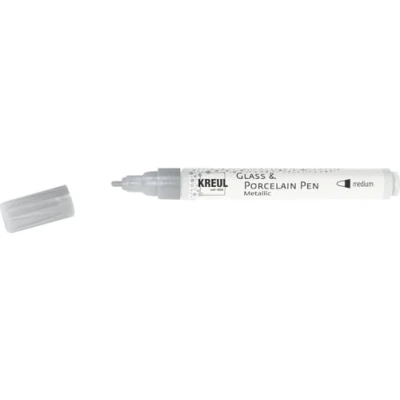 Afbeelding van KREUL Zilveren Porseleinstift Porcelain Pen Metallic 160 C