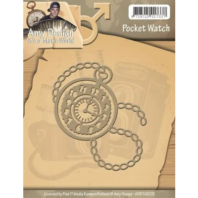 Afbeelding van Die Amy Design Its a Mans World Pocket Watch