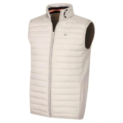 Afbeelding van Calvin Klein Heren bodywarmer golfgilet Perkament L