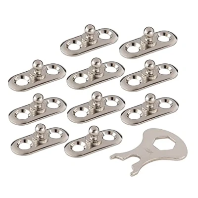 Afbeelding van New Marine LOXX Onderdelen 10 stuks geperforeerde platen + sleutel