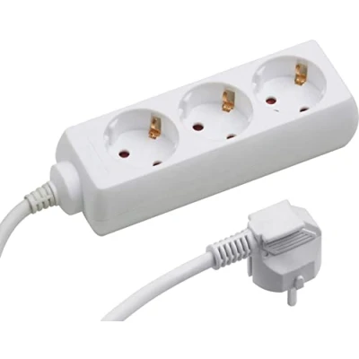 Afbeelding van Meister Stekkerdoos 3 Voudig, 5 m Kabel, Wit