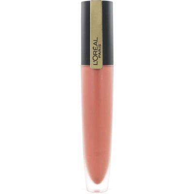 Afbeelding van L&#039;Oréal Rouge Signature Matte Metallic Lipstick 201 Stupefy