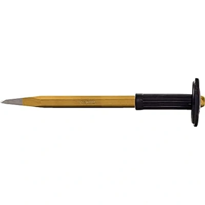 Afbeelding van KS Tools, Beitel, Puntige beitel met beschermend handvat, 8 kantig (300 mm)
