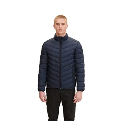 Afbeelding van TOM TAILOR Uomini Lichtgewicht gewatteerde jas 1031474, 10668 Sky Captain Blue, XXL