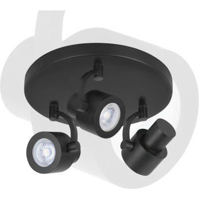 Afbeelding van HighLight spot Alto 3 lichts rond excl. 3x GU10 zwart