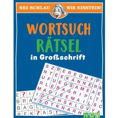 Afbeelding van Sei schlau wie Einstein! Wortsuchrätsel in Großschrift