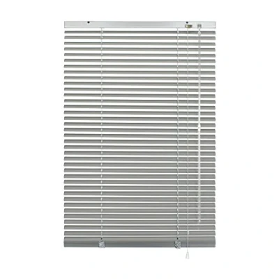 Afbeelding van Gardinia 6945 aluminium jaloezie, privacybescherming en zonwering, wand plafondmontage, inclusief alle montage onderdelen, jaloezieën, zilver, 50 x 175 cm (BxH)