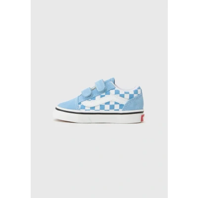 Afbeelding van Vans Old Skool Sneaker Laag Blauw Geblokt (Kids) unisex Maat 21.5